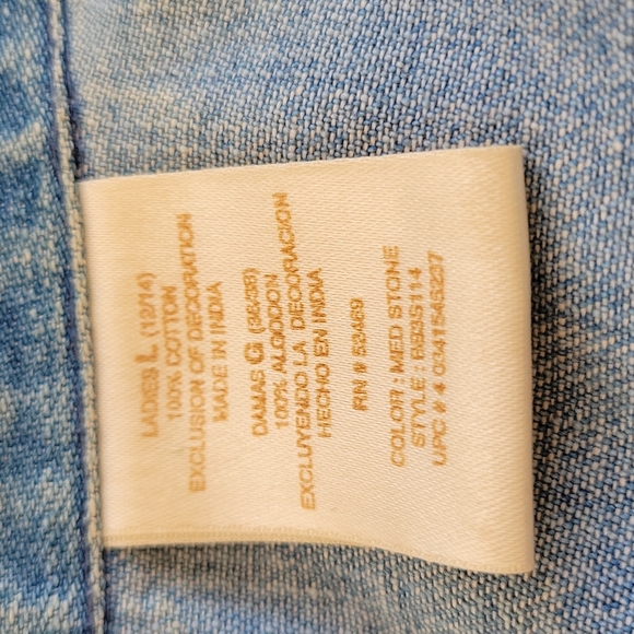 GORGEOUS VINTAGE BOBBY BROOKS EMBROIDERED DENIM JACKET - Picture 7 of 11